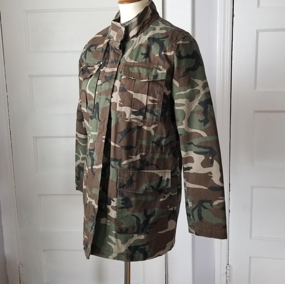 Charlotte Russe Camo Utility Jacket, Size S - Picture 11 of 14
